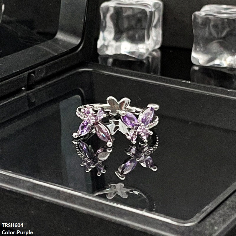 Double Butterfly Ring Adjustable