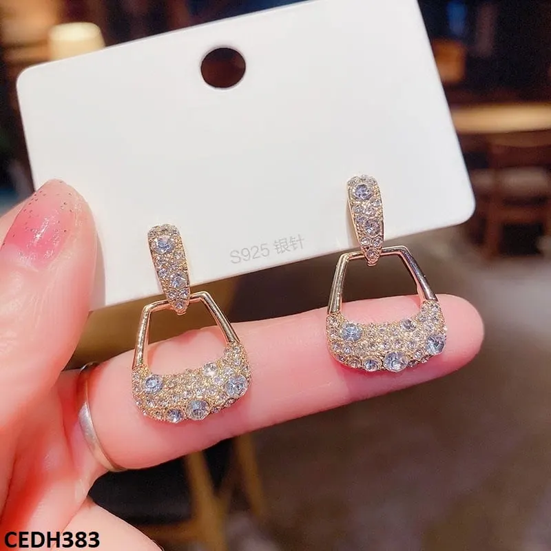 Trendy Drop Earrings Pair