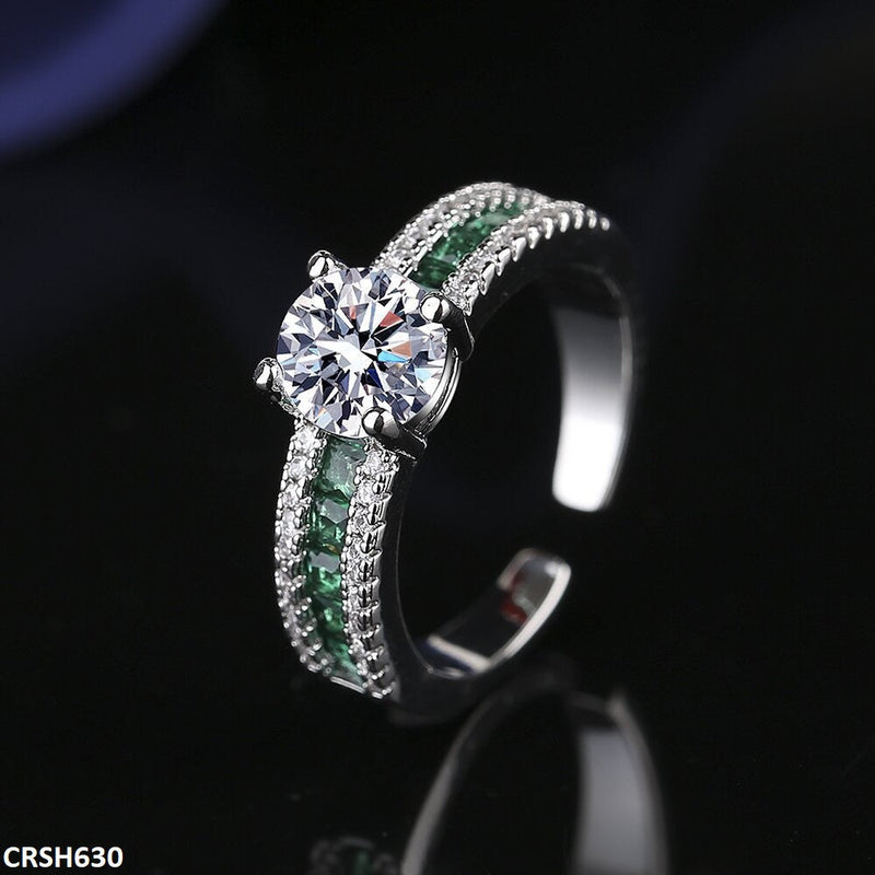 Imp Square Layered Ring Adjustable