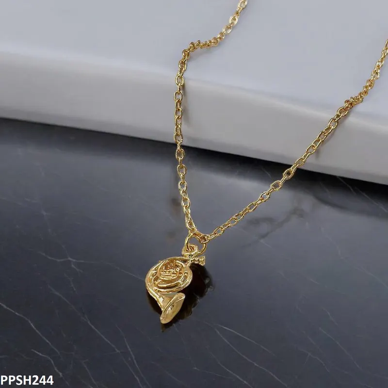 French Horn Pendant with Chain