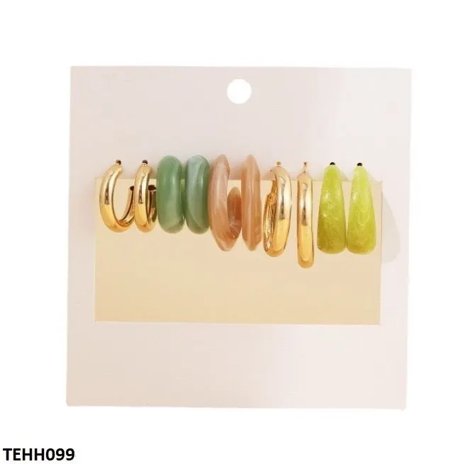5 Hoops Pair