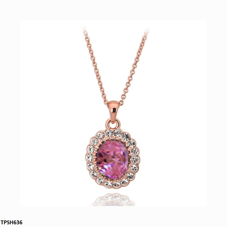 TPSH636 Siq Oval Pendant