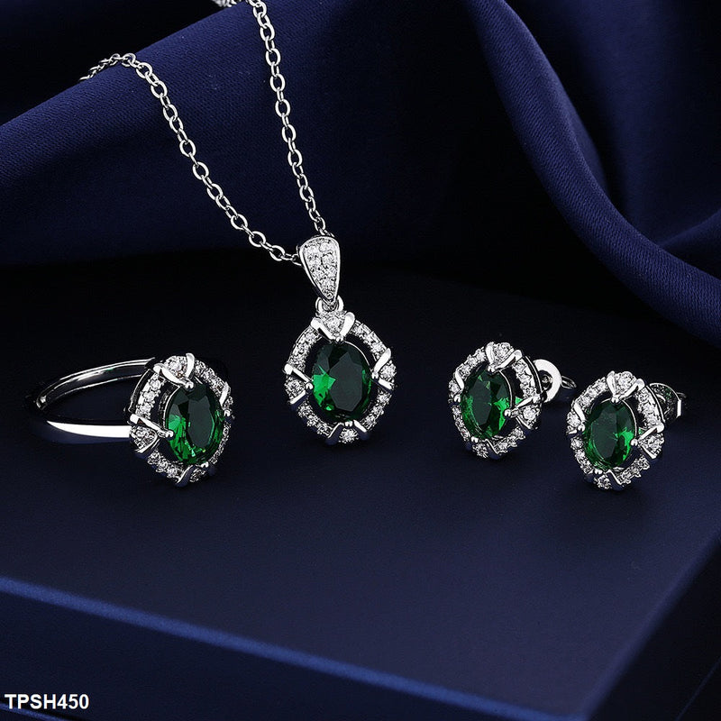 Oval Bracket Pendant Set