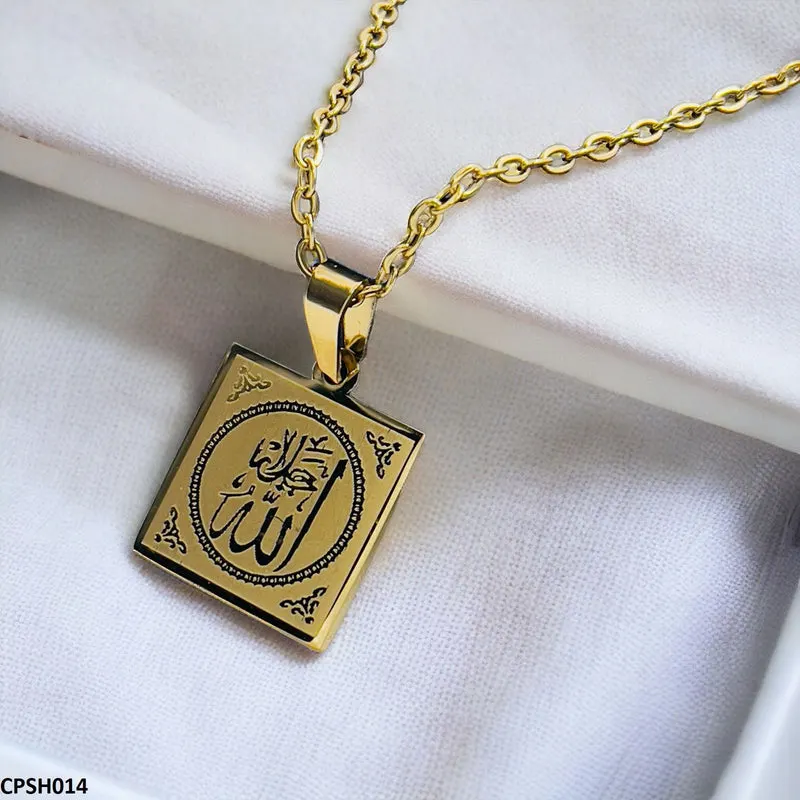 Ajx Calligraphy Allah Pendant