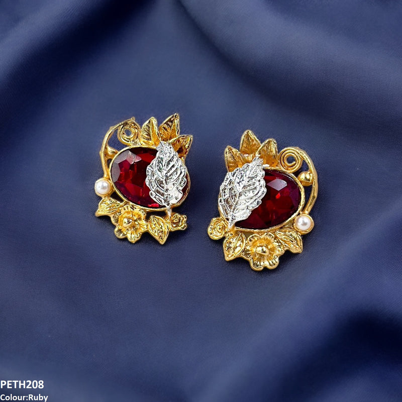 Oval Leaf Tops Pair