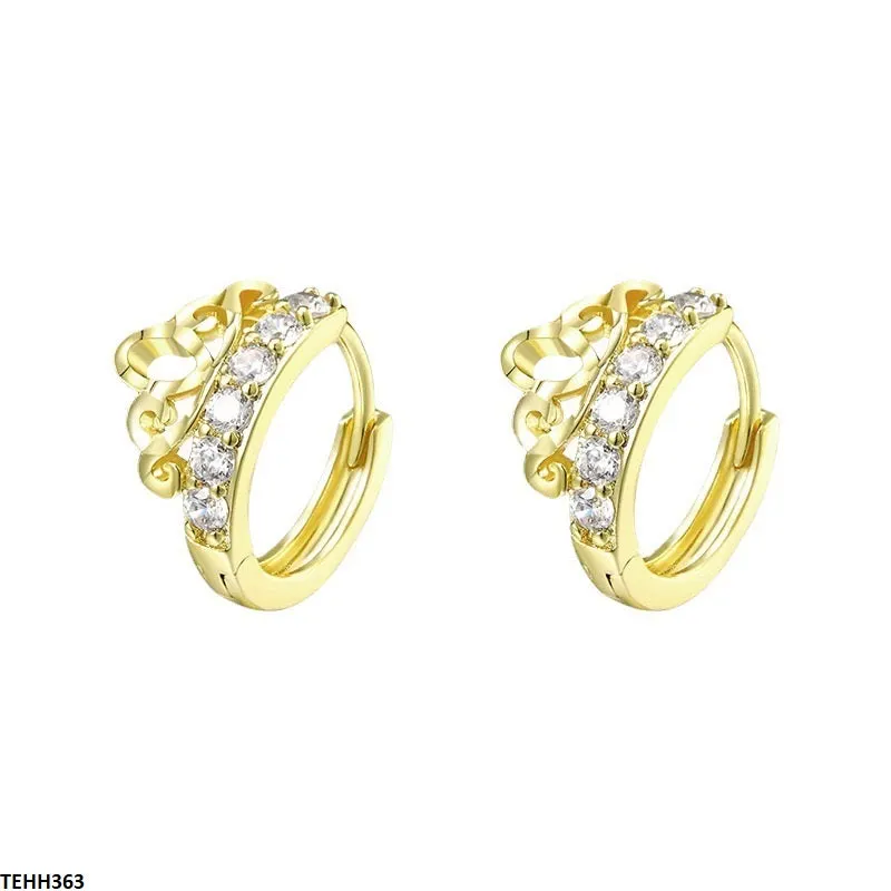 Xup Crown Hoops Pair