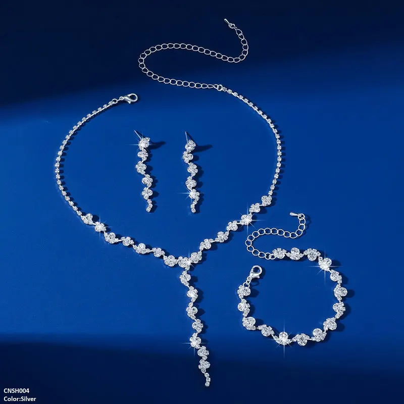 Circle/Square Necklace Set