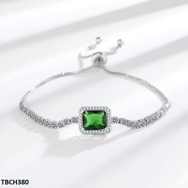 Rectangle Emerald Tennis Bracelet
