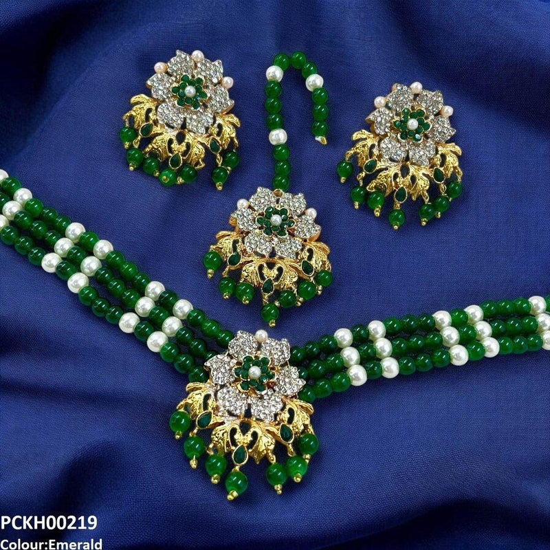 Flower Neck Choker Set