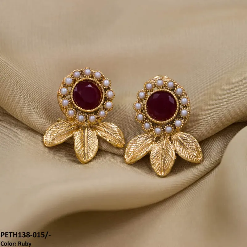 Round Leaf Tops Pair