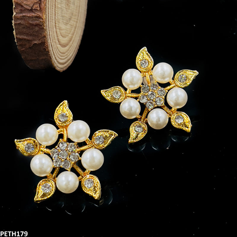 Pearl Flower Tops Pair