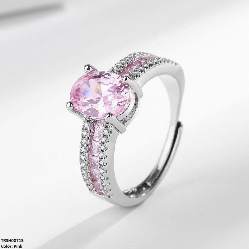 Oval/Square Layered Ring Adjustable