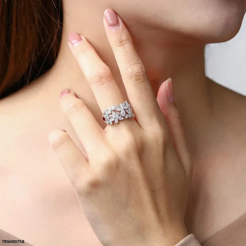 Marquise Flower Ring