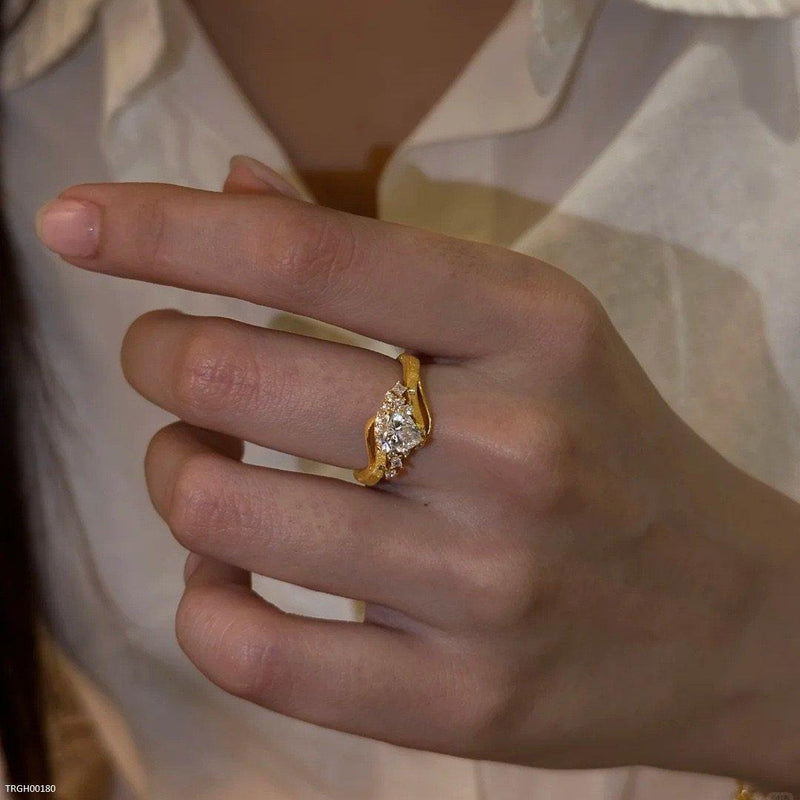 Unique Heart Adjustable Ring