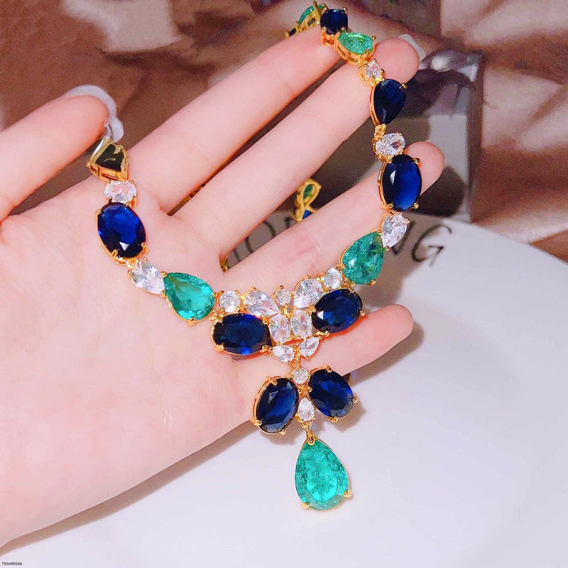 Oval Tear Necklace