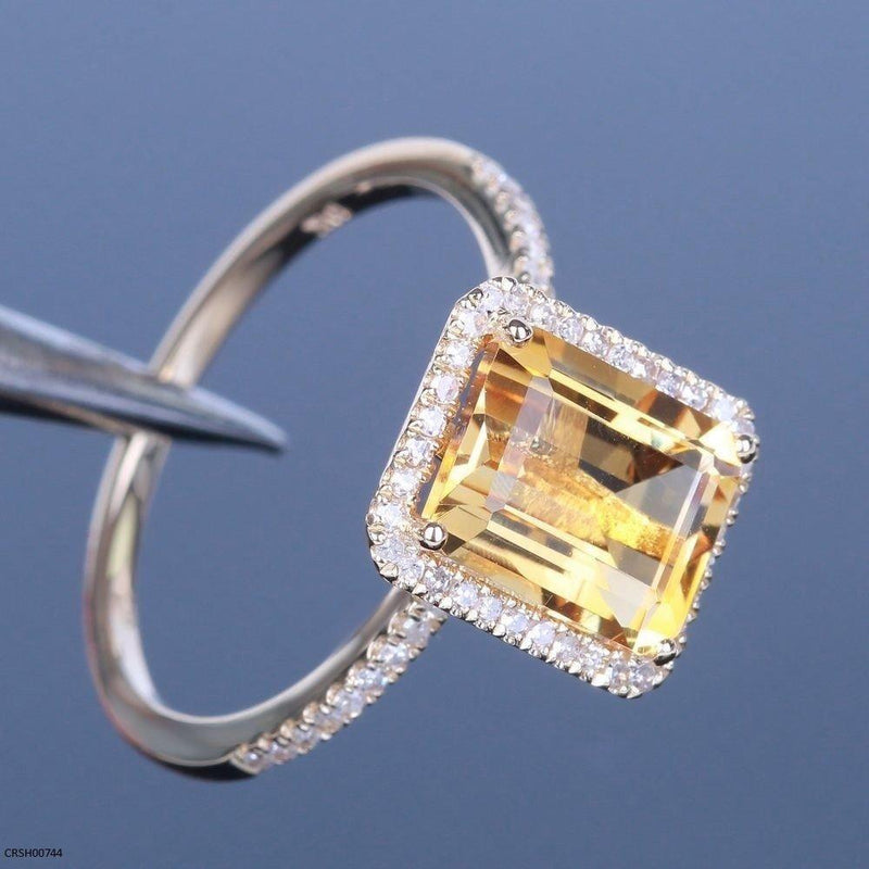 Rectangle Stone Ring