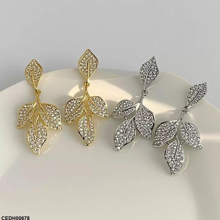 Leaf Drop Earrings