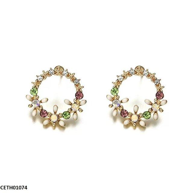 Jmn Round Flower Tops Pair