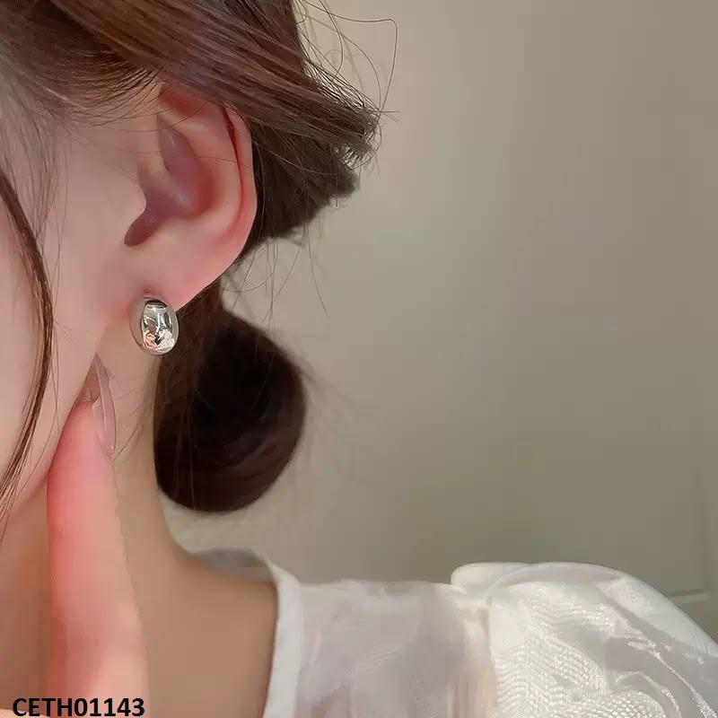 Mate Press Cup Ear Stud Tops Pair