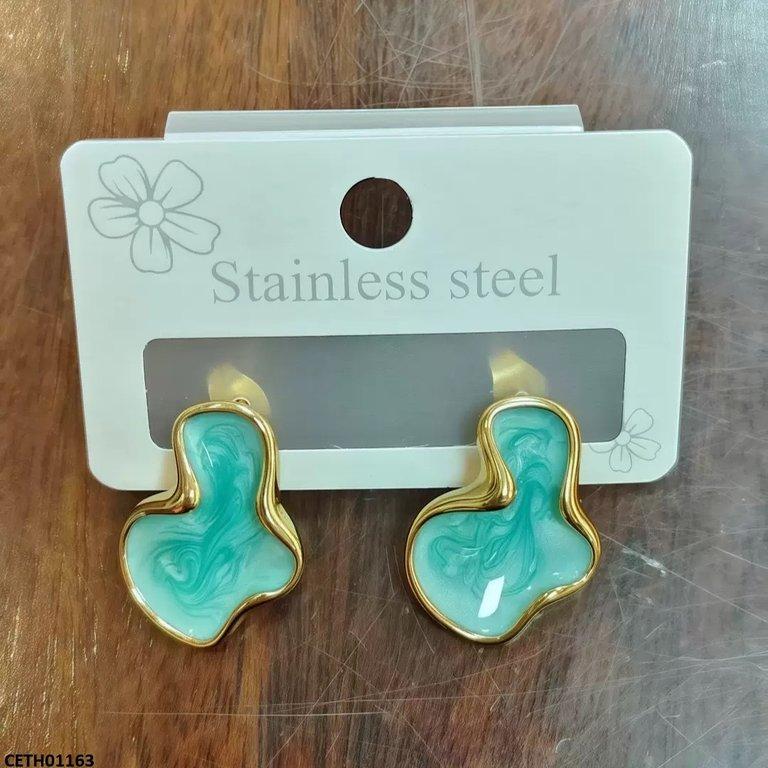 Aqua Marble Tops Pair