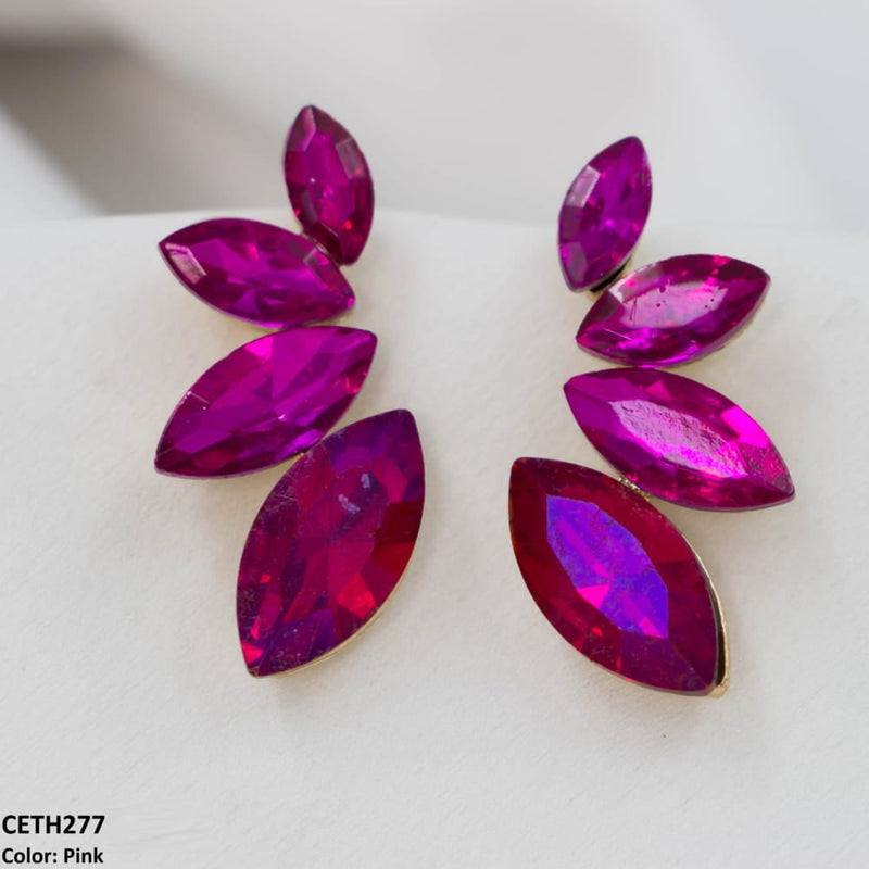 Marquise Stud Tops Pair