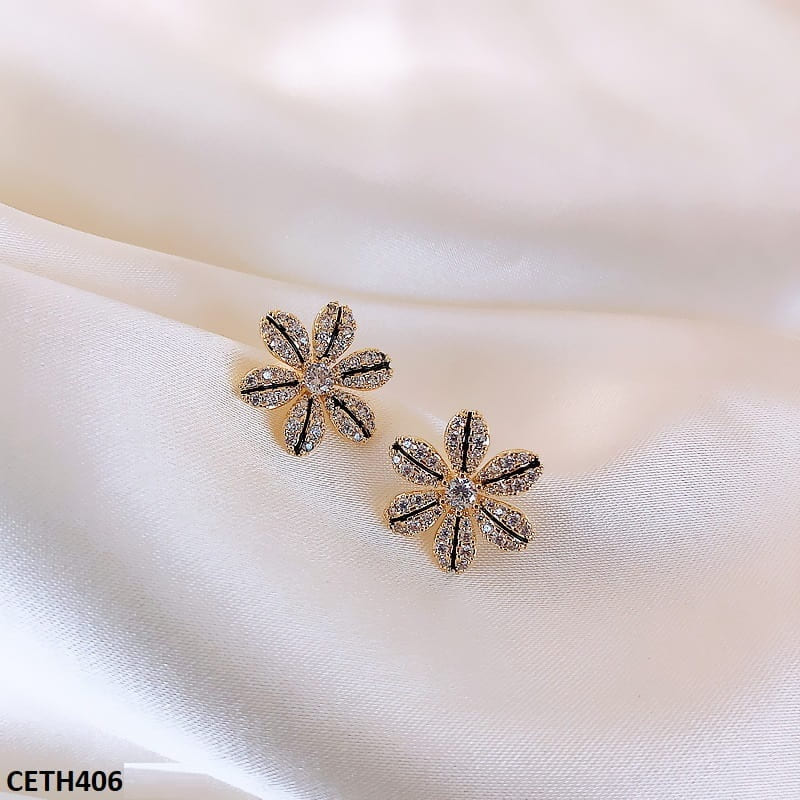 Flower Stud Pair
