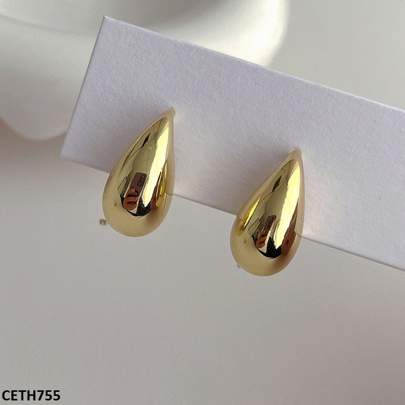 Siq Plain Gold Tops Pair