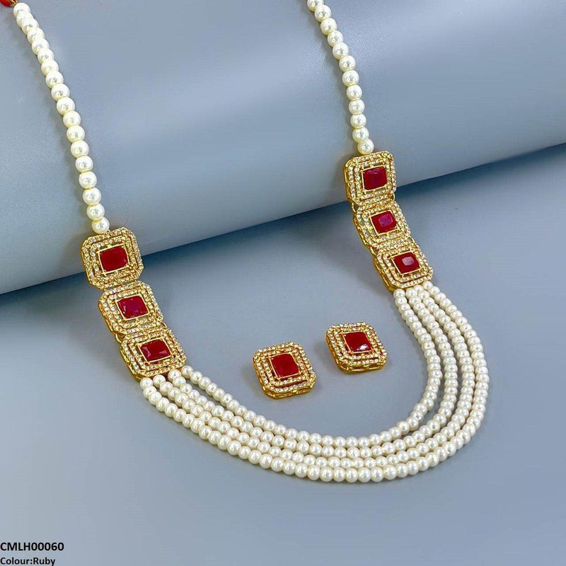 Rectangle Pearl Mala Set