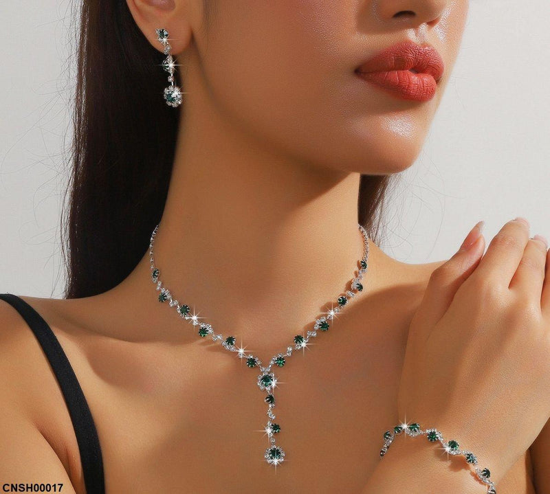 Flower Necklace Set