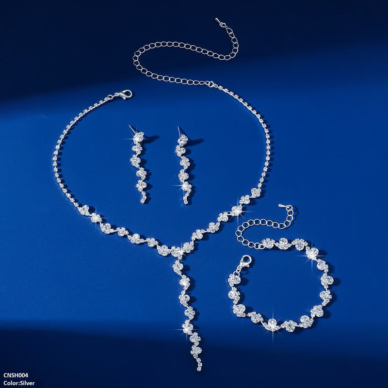 Circle/Square Necklace Set