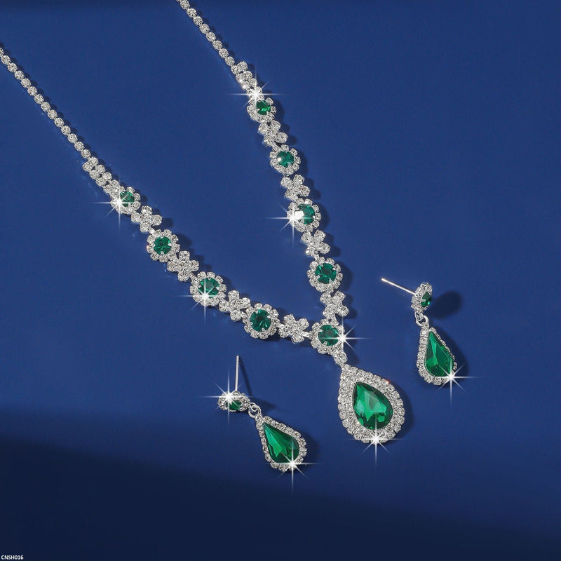 Tear Bracket Necklace Set