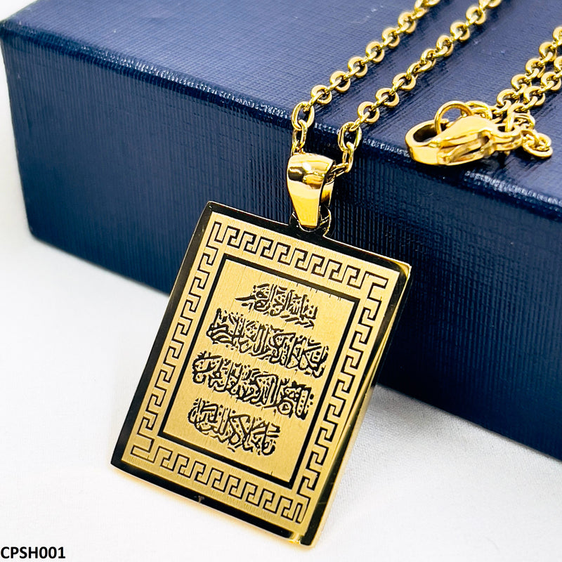 Ajx Calligraphy Pendant