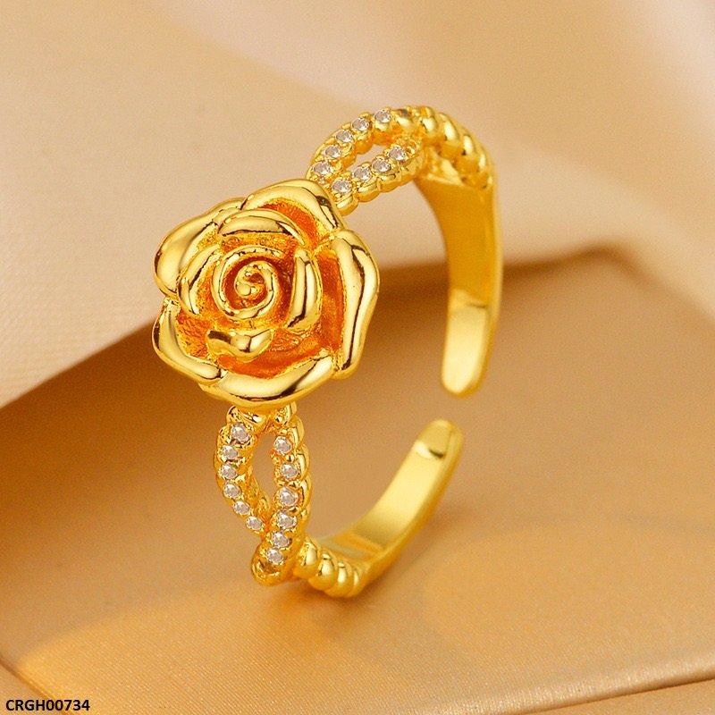 Casting Flower Ring Adjustable
