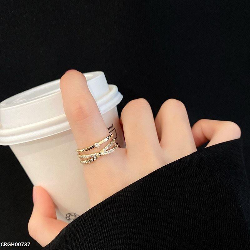Cross Shaped Ring Adjustable