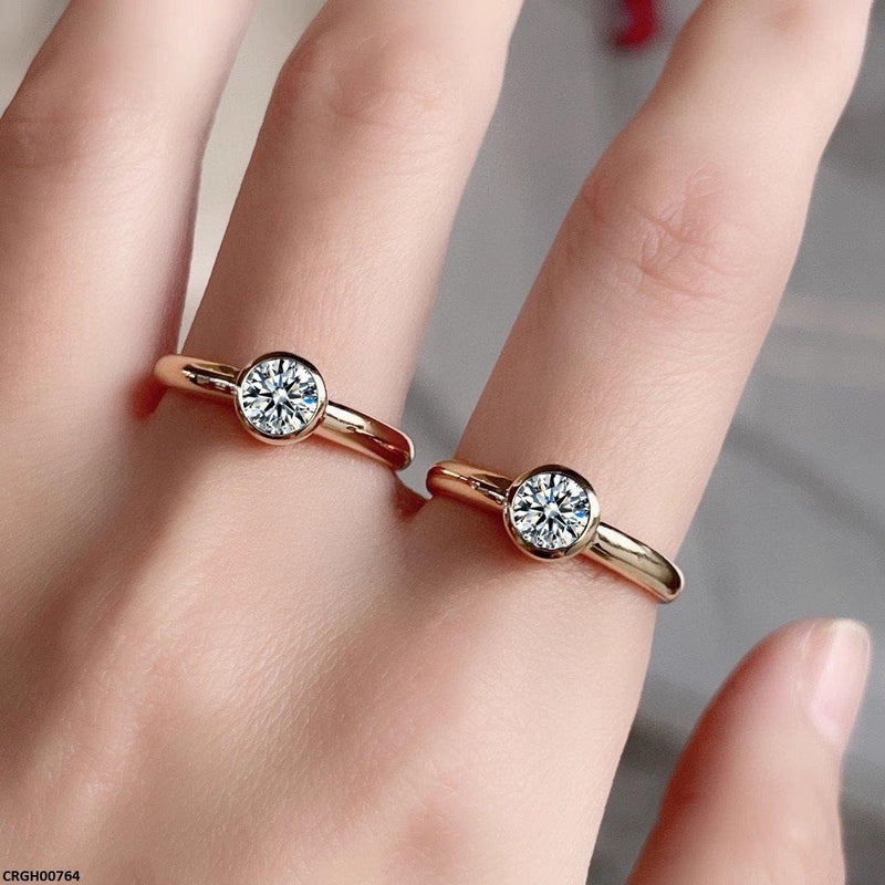 Imp Round Stone Ring