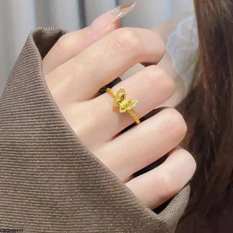 Double Butterfly Ring Adjustable