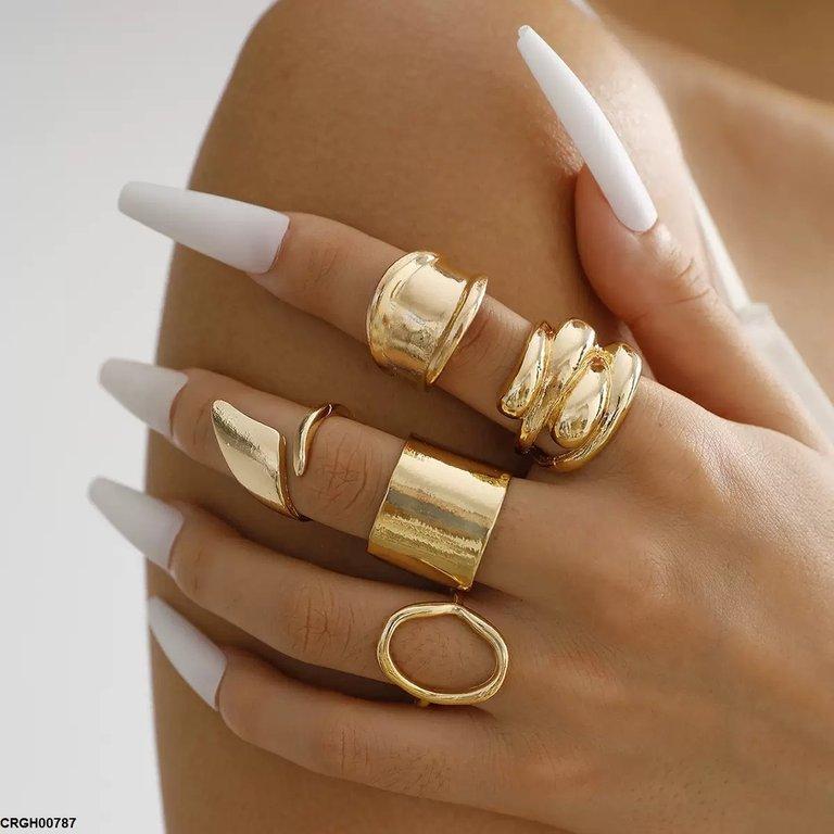 5 Midi Rings