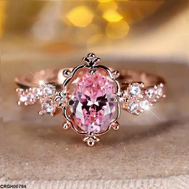 Oval Crown Ring