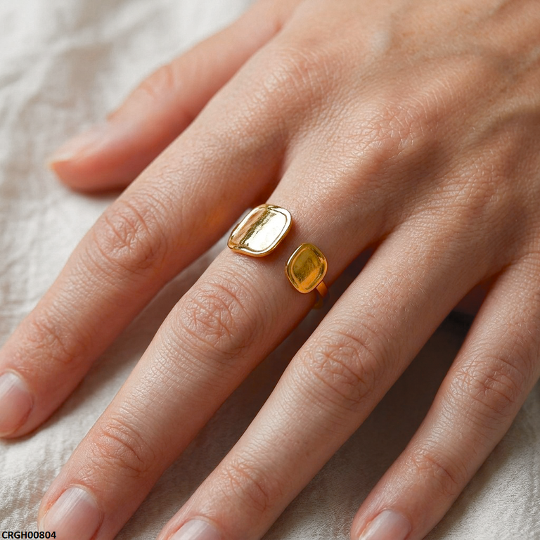 Stainless Steel Double Square Ring Adjustable