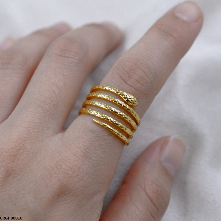 Stainless Steel Round Snack Ring Adjustable