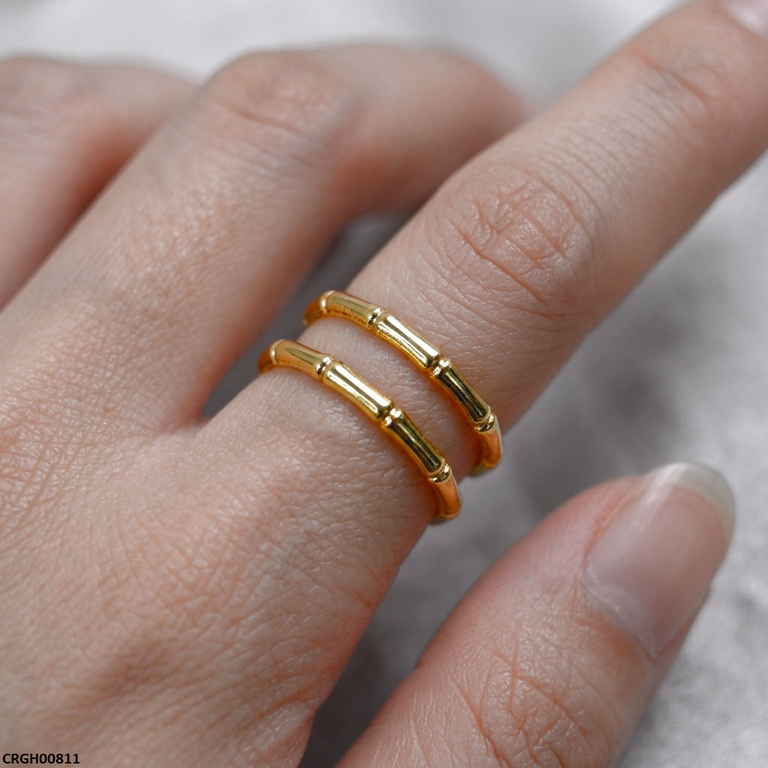 Stainless Steel Double Layer Ring Adjustable
