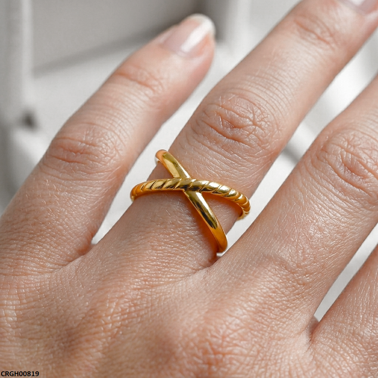 Stainless Steel Double Loop Ring Adjustable