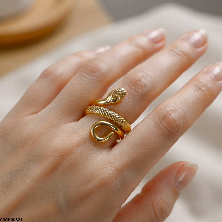 Snack Stainless Steel Ring Adjustable