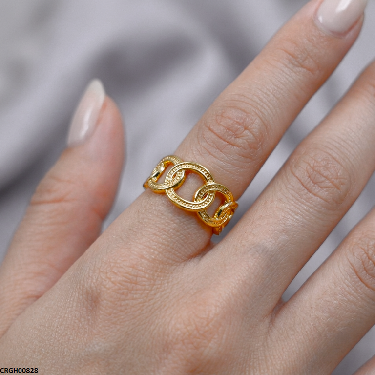 Stainless Steel Oval Ring Adjustable