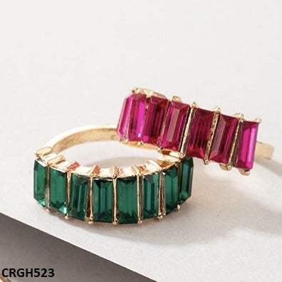 Baguette Layered 7 Size Ring