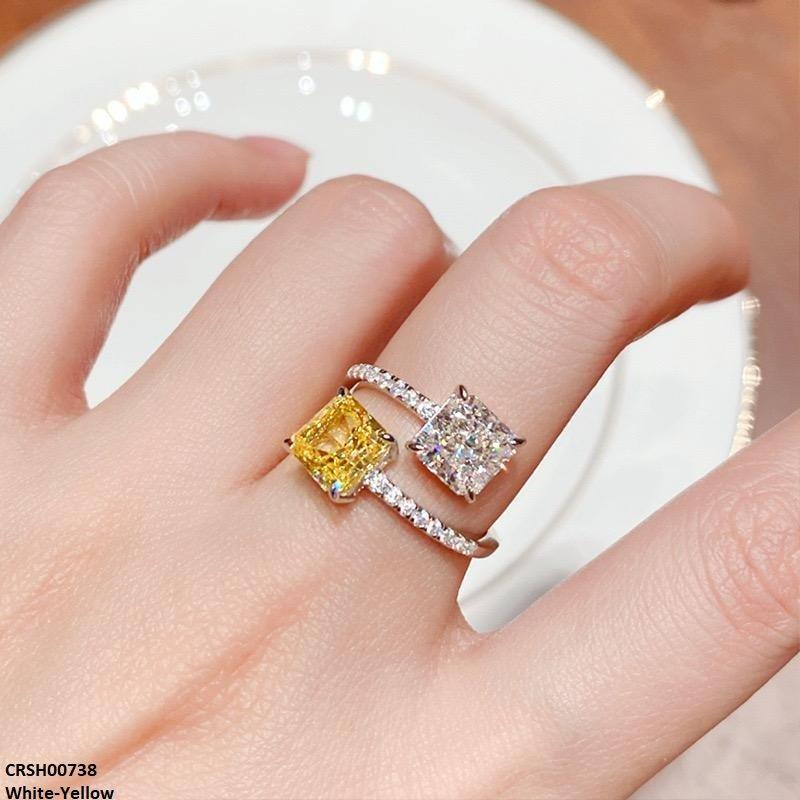 Double Square Adjustable Ring