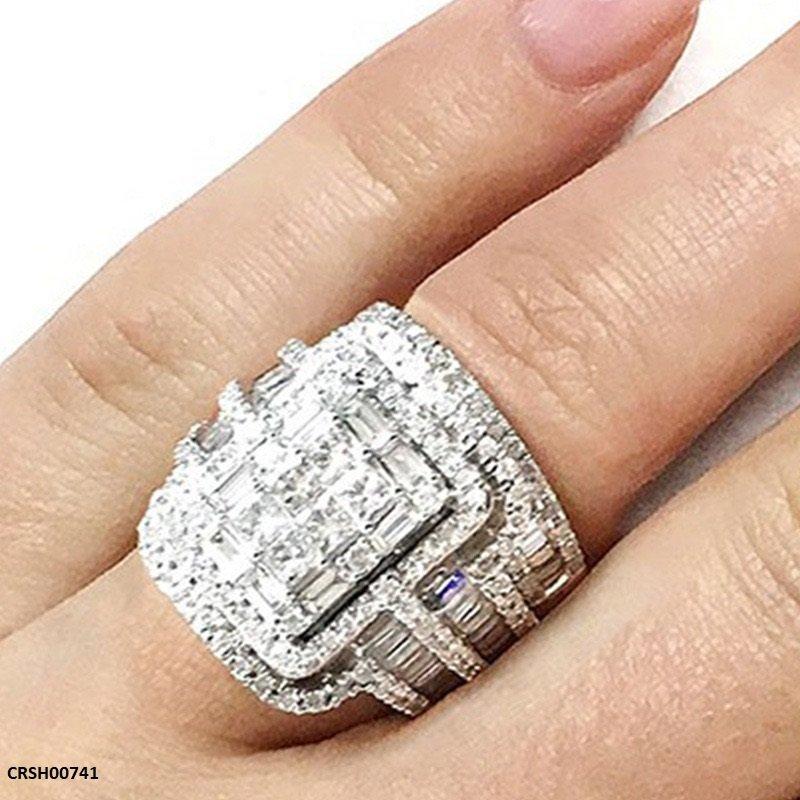Cluster Pave Ring