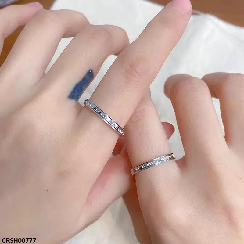 Embossed Inscription Ring