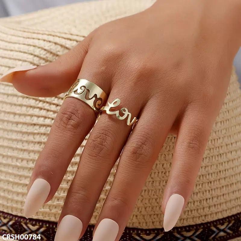 Love Design Ring Adjustable