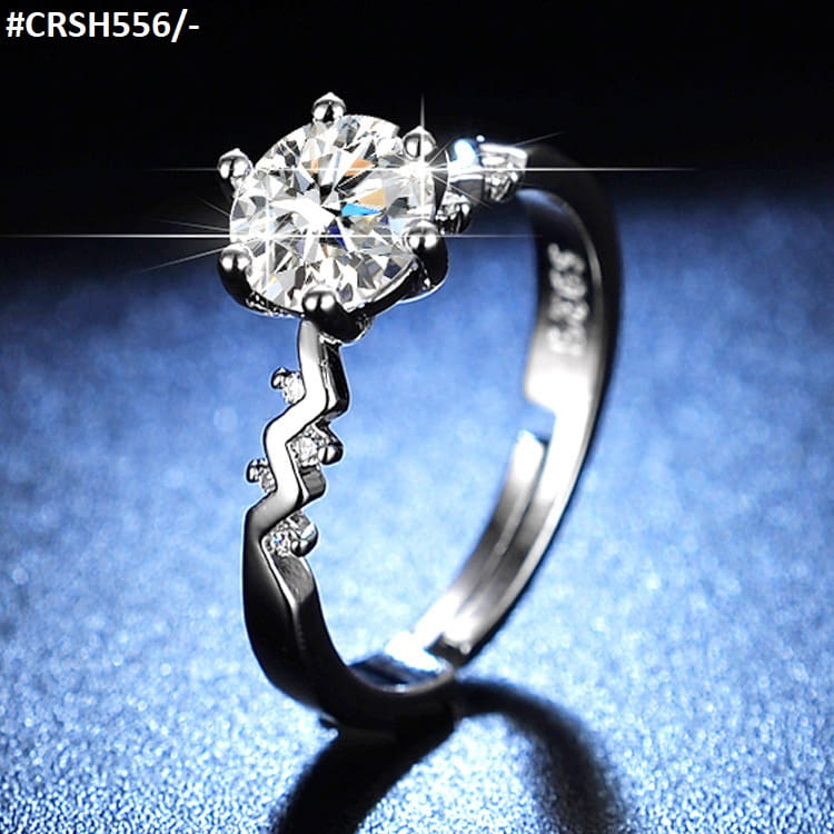 Zigzag Catherdral Ring Adjustable